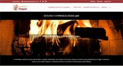 Desktop Screenshot of chimeneasvaquer.com